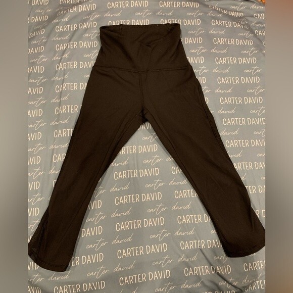 Lululemon Train Times Crop (17") size 2 black full on luxtreme for training - Picture 5 of 5